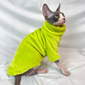 Devon mink fleece base shirt warm and comfortable hairless cat clothes