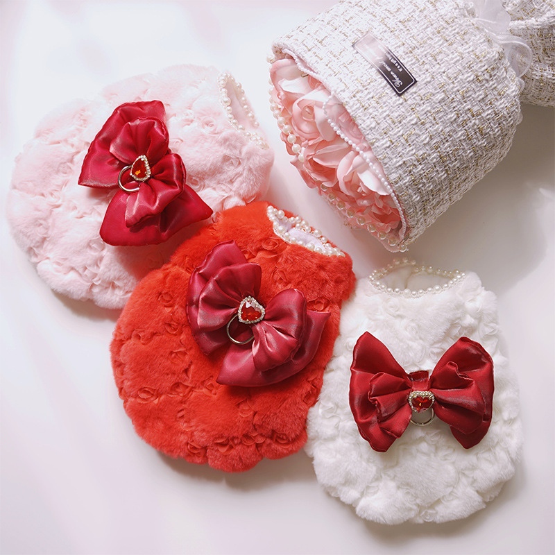 Fashionable small pet warm clothing
