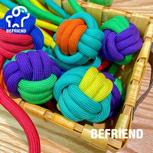 Bite-resistant boredom-relieving hand knot Dog tour training toys