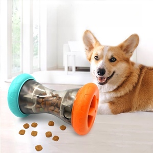 Dog silent leaking ball cat tumbler dumbbell toy