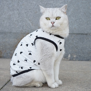 Pure cotton thin anti-shedding pet vest