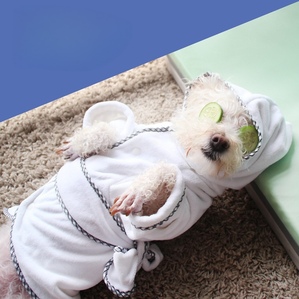 Pajamas autumn and winter pet SPA bathrobe supplies