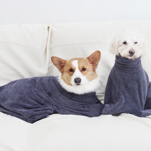 all-inclusive pocket quick-drying dog soft home bathrobe