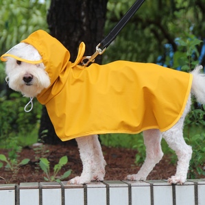 casual easy-to-wear dog belly raincoat cloak