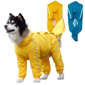 border collie golden retriever labrador large dog all-inclusive raincoat