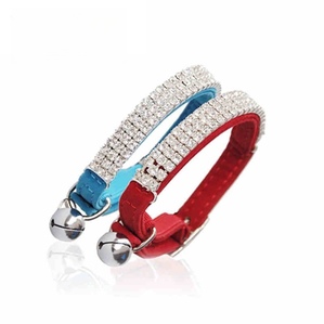 Diamond-studded pet collar for cats and dogs, CHUKCHI style