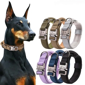 Tactical Velcro handles for large dogs outdoor collars