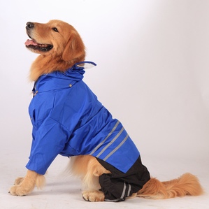 Four-legged outdoor waterproof raincoat for pets