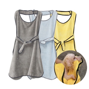Coral fleece pet bath towel Cat and small pet puppy bathing and drying
