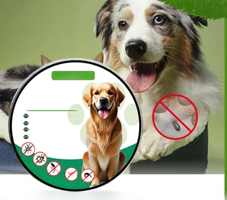 Lice and tick repellent Pet deworming collar