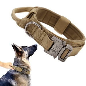 Hot-selling tactical nylon adjustable large and medium-sized dog collar