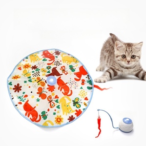 Intelligent electric turntable cat toy self-entertainment interactive toy