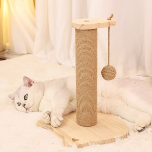 Replaceable sisal cat scratching post, hanging ball toys do not drop crumbs