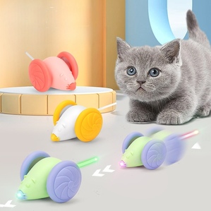 Wear-resistant electric big cat toy, smart mouse to relieve boredom artifact