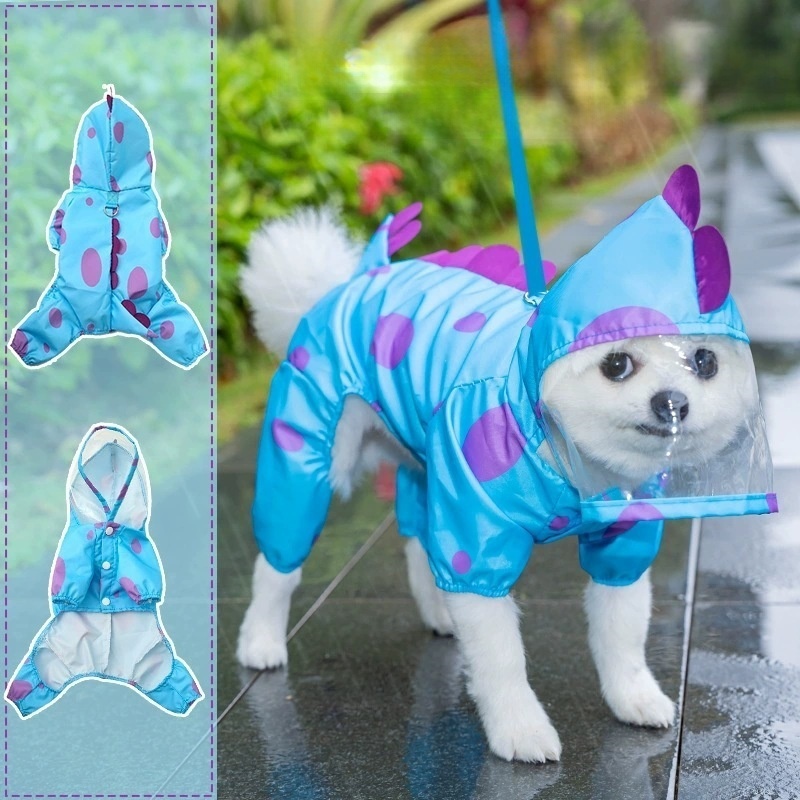Dog raincoats, waterproof medium-sized dog outerwear raincoats