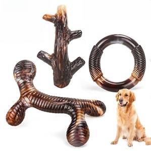 Nylon bite-resistant three-piece set, dog teeth cleaning toys