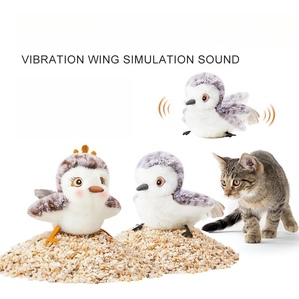 Simulation of bird induction electric intelligent cat pet toys
