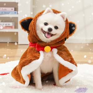 Capes, tigers, winter warm pet plush cloaks