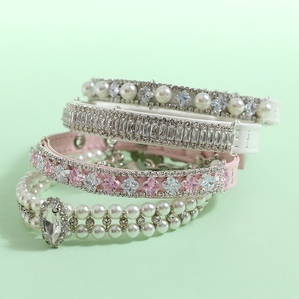 Cute pet necklace, cat and dog fashion collar