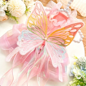 Butterfly princess dress wedding dress pet dress