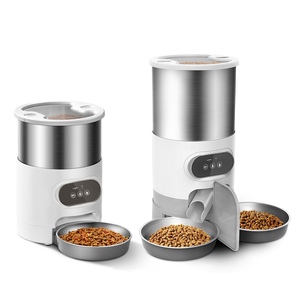 WIFI-controlled stainless steel voice broadcast automatic feeder (neutral)
