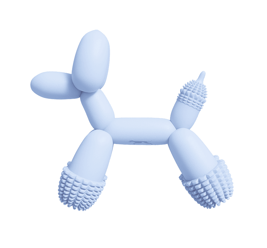 SANDDOG Balloon Dog Toy — Blue